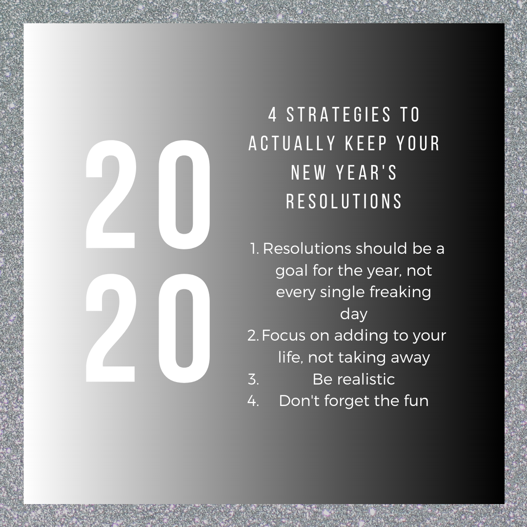 4 strategies to actually keep your New Year's resolutions.