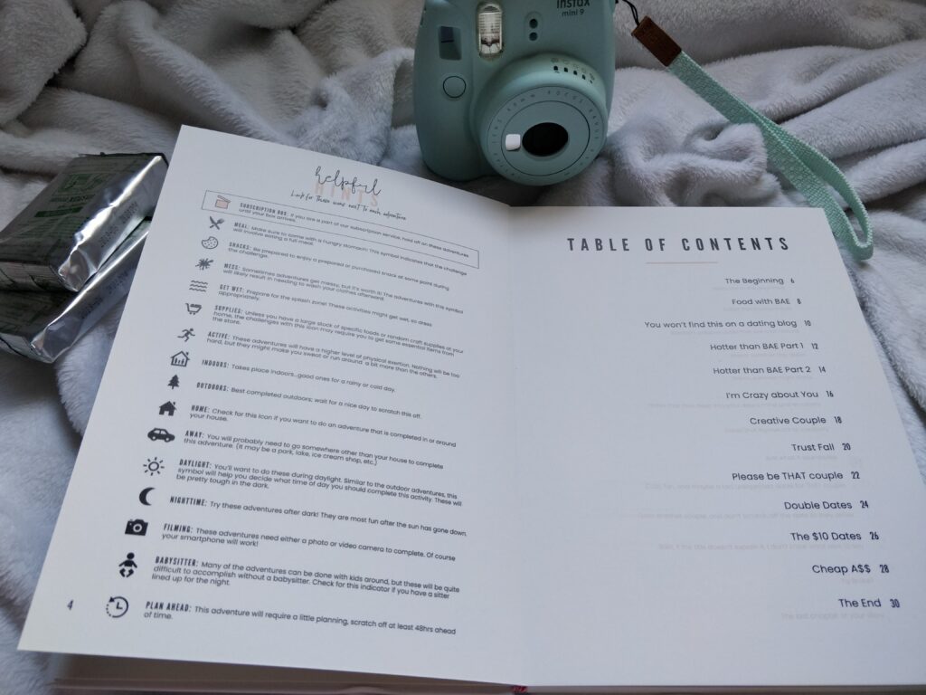  Couples Adventure Challenge Book With Camera