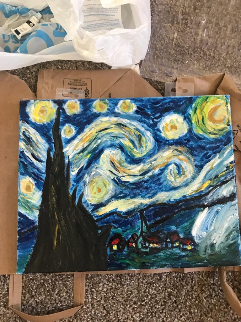 Van Gogh Starry Skies paint by number