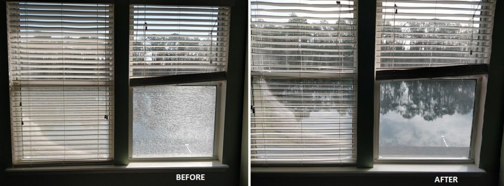 before and after: replacing your window screens