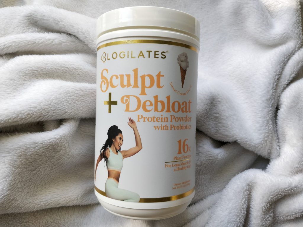 REVIEW Blogilates Sculpt & Debloat Protein Powder with Probiotics