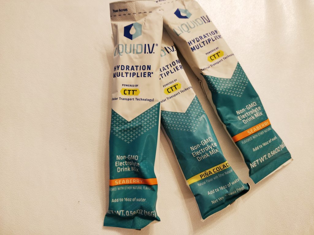 Packets of Liquid I.V. Hydration Multiplier