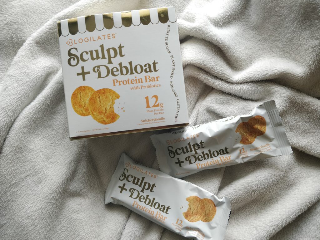 REVIEW Blogilates Sculpt & Debloat Protein Bar with Probiotics LUXE